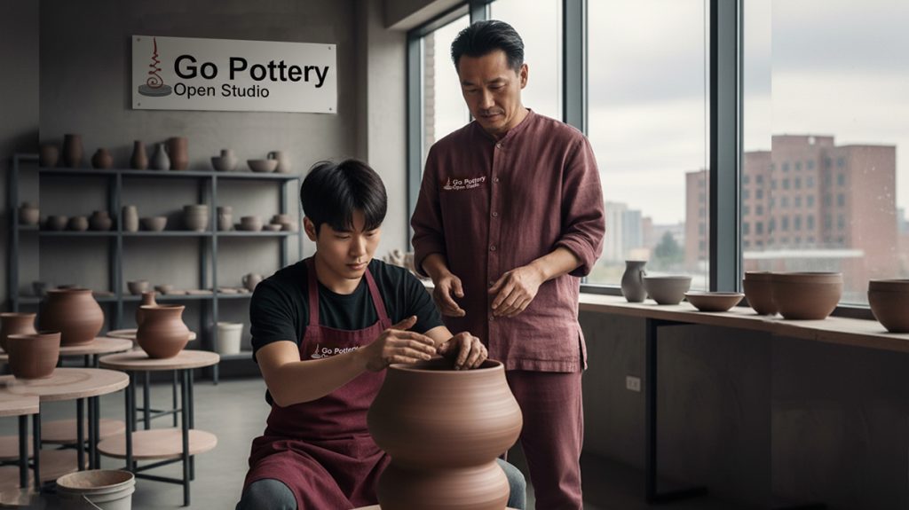 Go Pottery training hand building